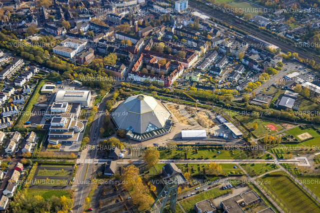 Oberhausen231100197Ausbildungszentrum_Print9999Pixel300dpi | Luftbild des Berufsförderungswerk der Bauindustrie NRW gGmbH, Osterfeld, Oberhausen, Ruhrgebiet, Nordrhein-Westfalen, Deutschland