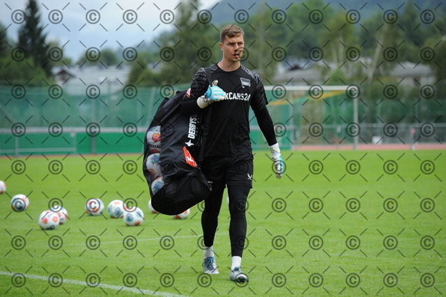 DSC_7096 | Hertha BSC, 2.Bundesliga, Herren, Saison 2025/26, Torwart Tjark Ernst, Trainingslager  Kitzbühel, Österreich 217.07. 2025    Foto: Ralf Gebhardt - Realisiert mit Pictrs.com