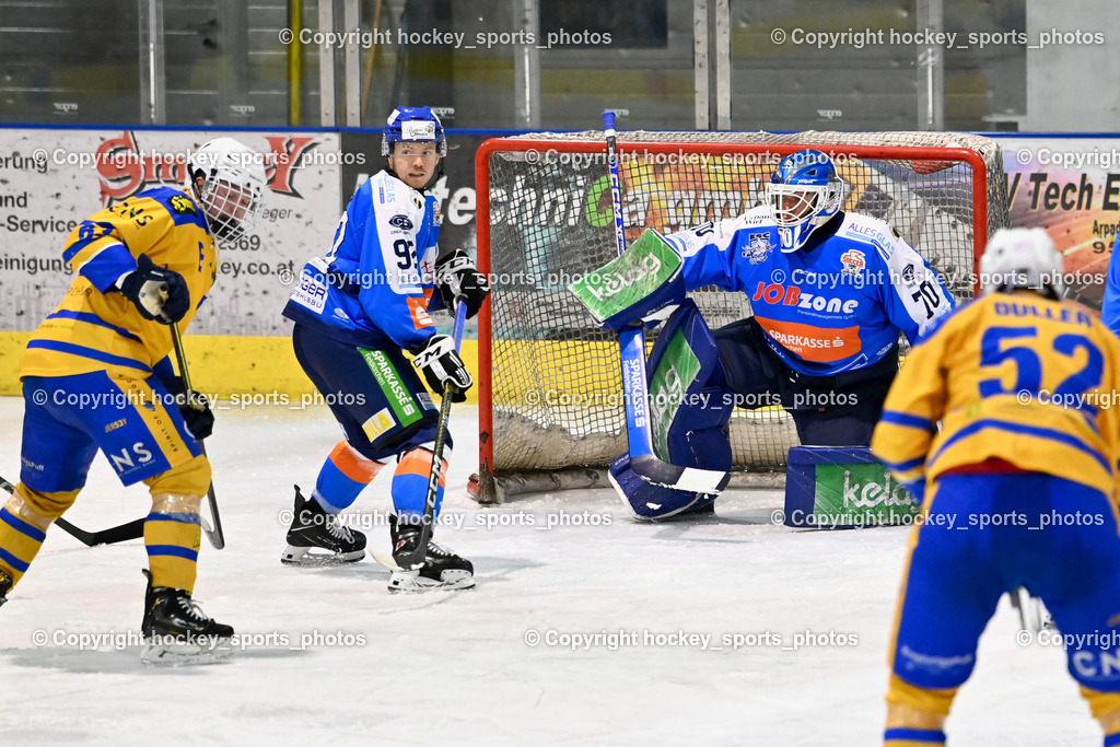 ESC SPARKASSE STEINDORF vs. EHC Althofen | #63 Hammerle Simon EHC Althofen, #92 Ratz Patrick ESC Steindorf, #70 Moser Lukas ESC Steindorf, #52 Duller Christoph EHC Althofen, ESC SPARKASSE STEINDORF vs. EHC Althofen, ESC SPARKASSE STEINDORF vs. EHC Althofen am 06.03.2026 in Steindorf (Ossiachersee Halle), Austria, (Photo by Bernd Stefan)