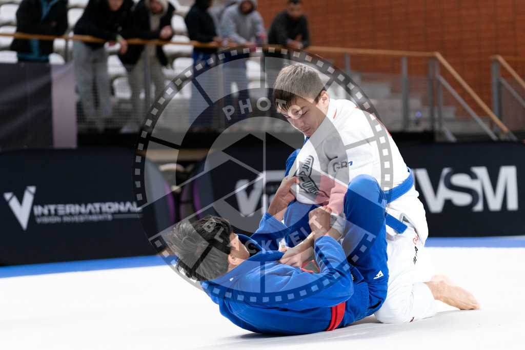 20241012PBB0855 | Athletes compete during the AJP Tour Europe Continental Jiu-Jitsu Youth Championship on October 12, 2024, in Almere near Amsterdam, Netherlands. © Chiara Dazi / photoblackbelt