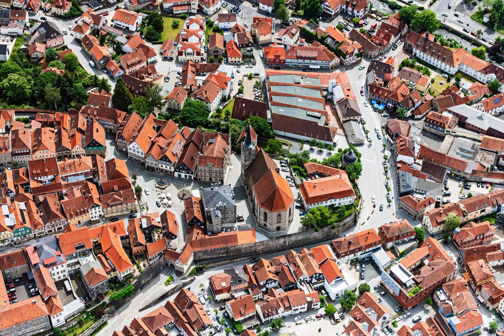 dr__0065555.jpg | KRONACH 15.06.2021 Altstadtbereich und Innenstadtzentrum in Kronach im Bundesland Bayern, Deutschland. // Old Town area and city center in Kronach in the state Bavaria, Germany. Foto: Daniel Reiter