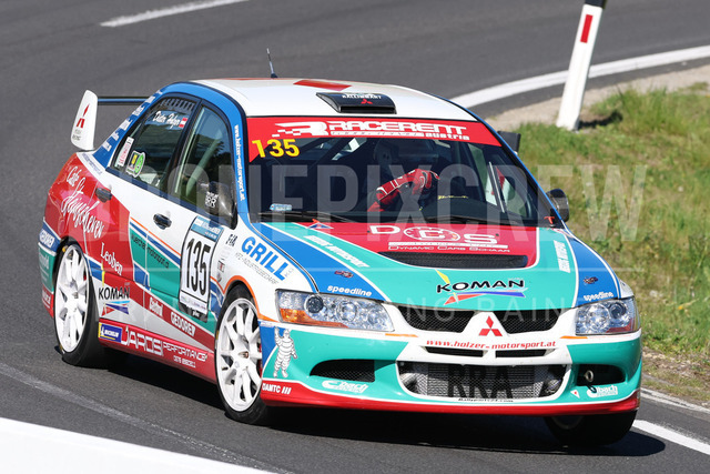 FIA European Hill Climb Championship – Rechberg 2026    | FIA European Hill Climb Championship at Rechberg, held from 24 to 26 April 2026 near Tulwitz, Styria, Austria. The image shows Dieter HOLZER (AUT) Mitsubishi Lancer Evo 8.     