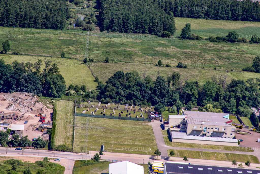 Luftbild: Horstring im Ortsteil Minderslachen in Kandel im Bundesland Rheinland-Pfalz in Deutschland. Foto: IMG_18520.jpg vom 30.05.2009 durch Werner Riehm/FLY-FOTO.de
