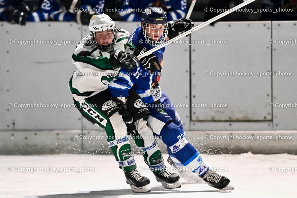 EC Ice Tigers Paternion vs. DSG Ledenitzen Faakersee 14.1.2024 | #9 Frieser Alexander, #12 Steiner Domenik