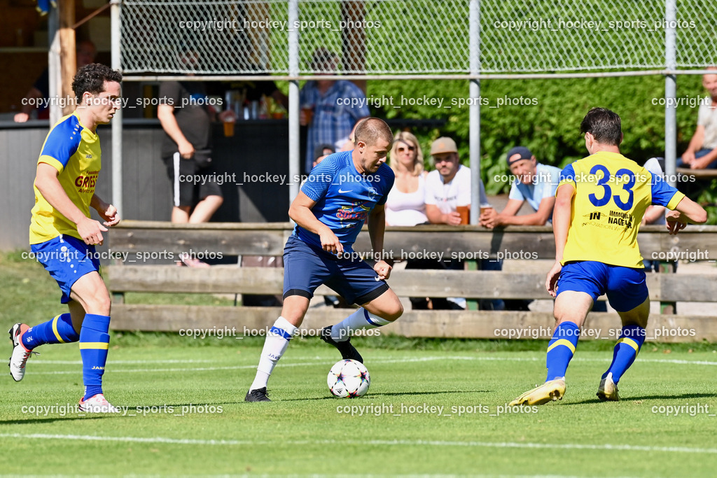 SV Afritz vs. ASKÖ Bodensdorf 20.8.2023 | #10 David Basta, #33 Matthias Schreiner, #13 Julian Eder