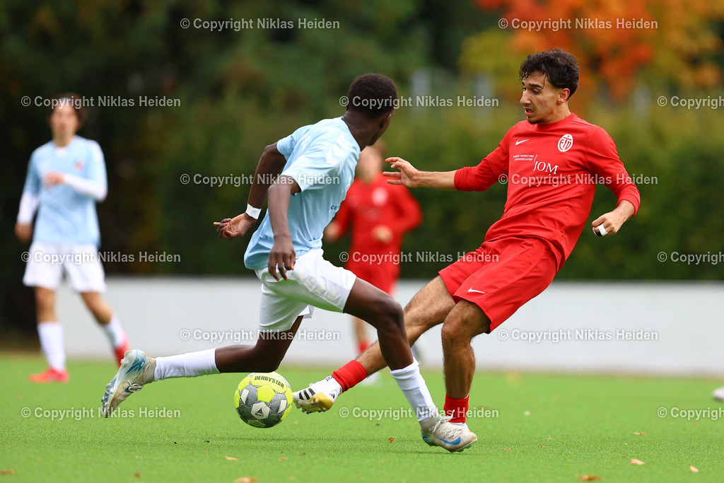 NH_EimsbüttelerTVU19_Altona93U19_RegionalligaNord_11102025 | #5 Emre Sener (Eimsbütteler TV U19)Fußball I Junioren I A-Junioren Regionalliga Nord I Saison 2025-2026  I 7. Spieltag I Eimsbütteler TV U19 - Altona 93 I 11.10.2025 I Sportzentrum Hoheluft