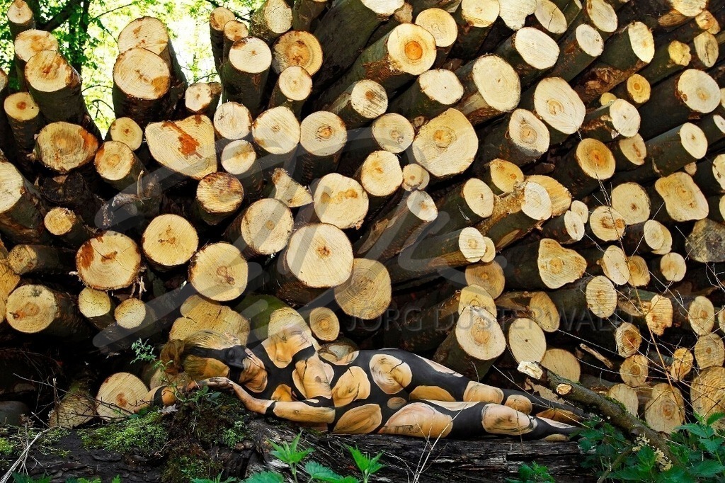 NatureArt-HOLZSTOSS_9476 | Schlaf vor Holzstapel | #001 | Modell: Serina | Foto: Tschiponnique Skupin - Realisiert mit Pictrs.com