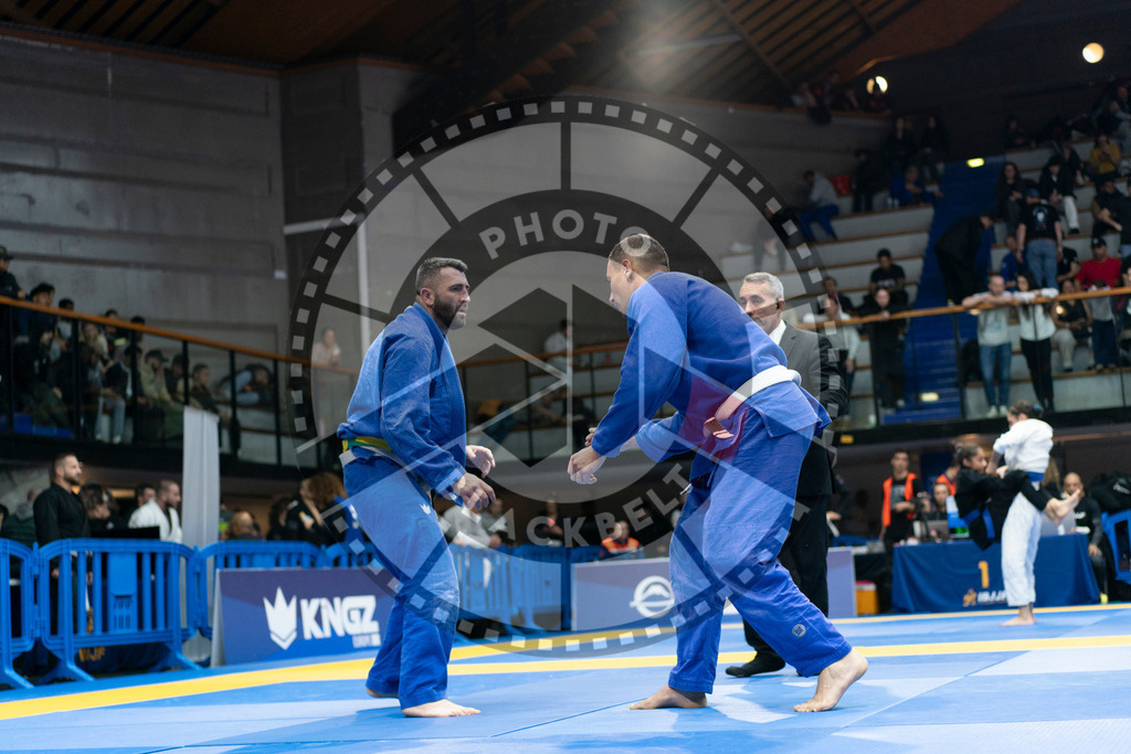 20240119PBB2575 | Fighters compete during the IBJJF European Championship in Paris, France, on January 19, 2024.