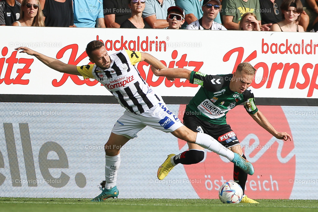 A_LUI_20220904_0010 | SPORT FUSSBALL ADMIRAL BUNDESLIGA  LASK VS RIED

IM BILD: Christoph Monschein (Ried), Rene Renner (LASK)


FOTO:FOTOLUI/UW