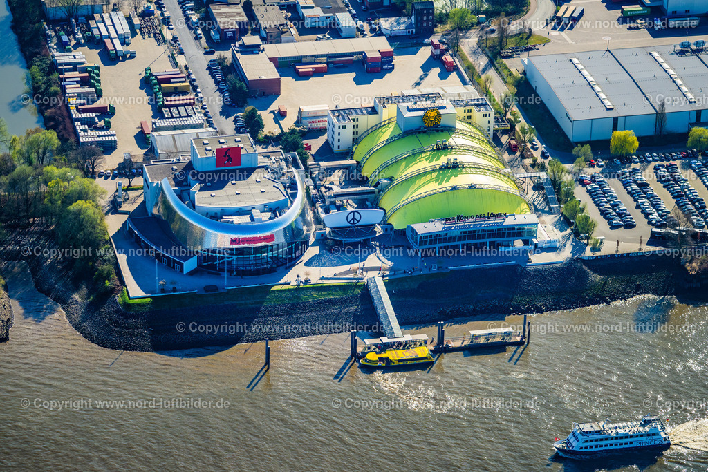 Hamburg_Musical_Stage_Hafen_ELS_3140060525 | HAMBURG 06.04.2025 Musical- Theater von Stage Entertainment im Hamburger Hafen am Ufer der Elbe in Steinwerder in Hamburg. Weiterführende Informationen bei: AMA Group Associated Architects,  STAGE EN-TER-TAIN-MENT GMBH,  Schenk Fleischhaker Architekten Partnerschaft mbB. // Musical Theatre of Stage entertainment on the banks of the Elbe in Hamburg Steinwerder. Further information at: AMA Group Associated Architects,  STAGE EN-TER-TAIN-MENT GMBH,  Schenk Fleischhaker Architekten Partnerschaft mbB. Foto: Martin Elsen