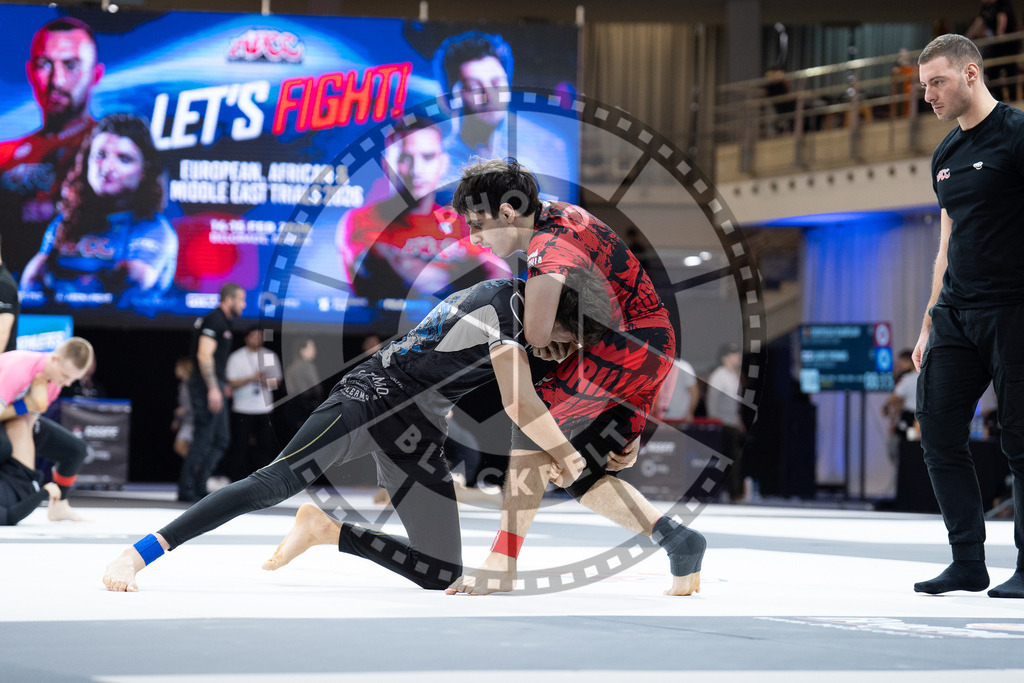 20260214PBB0204 | Fighters compete during the ADCC European Trials  competition day 1 in Belgrade, Serbia, on February 14, 2026.