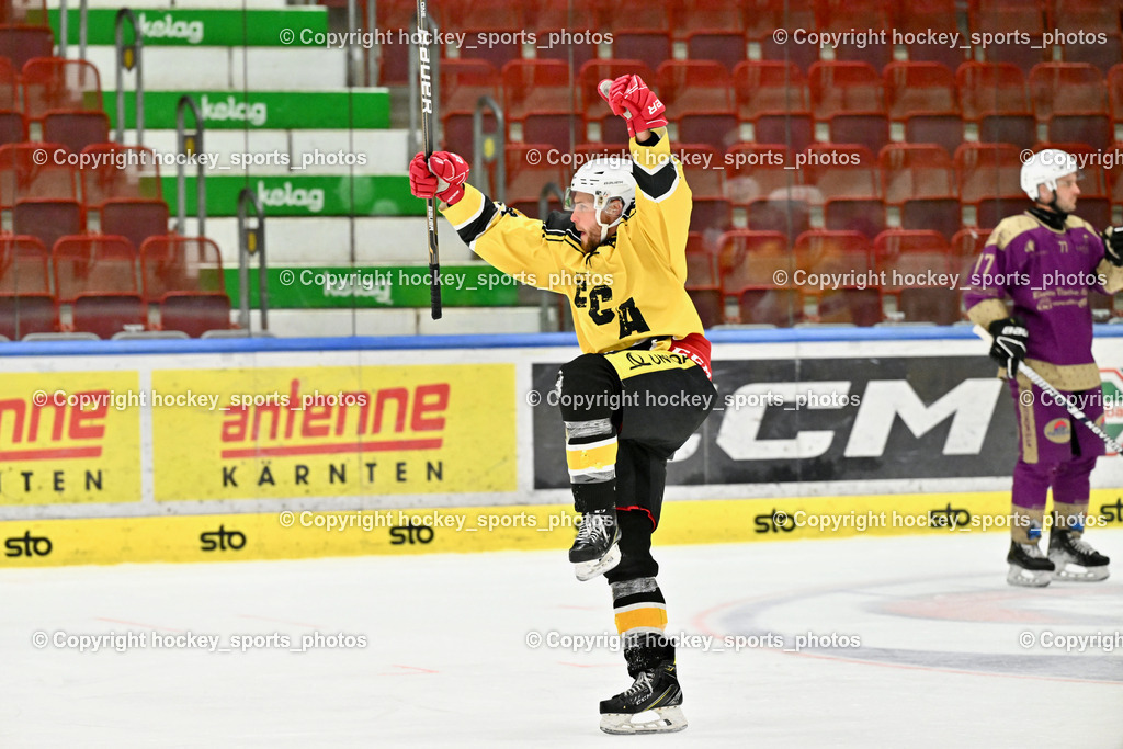 EC Kellerberg vs. EC Arnoldstein | Jubel #24 Hadzic Eldin EC Arnoldstein, EC Kellerberg vs. EC Arnoldstein, EC Kellerberg vs. EC Arnoldstein am 27.01.2026 in Villach (Stadthalle Villach), Austria, (Photo by Bernd Stefan)