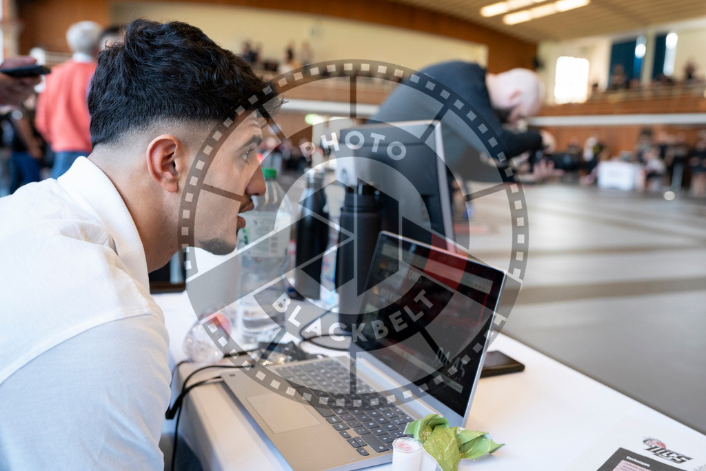 20240309PBB5362 | Fighters compete during the International Luta Livre (ILLCS) Spring Championship in Hannover, Germany, on March 9, 2024.