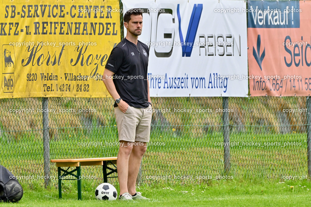 ATUS Velden vs. SV Dellach Gail | Headcoach ATUS Velden Marcel Günther Kuster, ATUS Velden vs. SV Dellach Gail, ATUS Velden vs. SV Dellach Gail am 03.05.2025 in Velden (Wald Arena Velden), Austria, (Photo by Bernd Stefan)