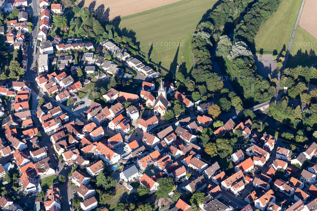 Luftbild: Fluß- Uferbereichen der Murr in Murr im Bundesland Baden-Württemberg in Deutschland. Foto: IMG_093551.jpg vom 22.08.2016 durch Werner Riehm/FLY-FOTO.de