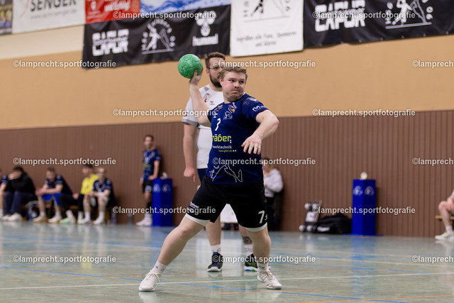 Handball I Herren I Saison 2025-2026 I SHSE Manfred-Frank-Pokal I Viertelfinale I HSG Kalkberg 06 II - HSG Kalkberg 06 065 | Jannick Swoboda (7, HSG Kalkberg 06) - Realisiert mit Pictrs.com