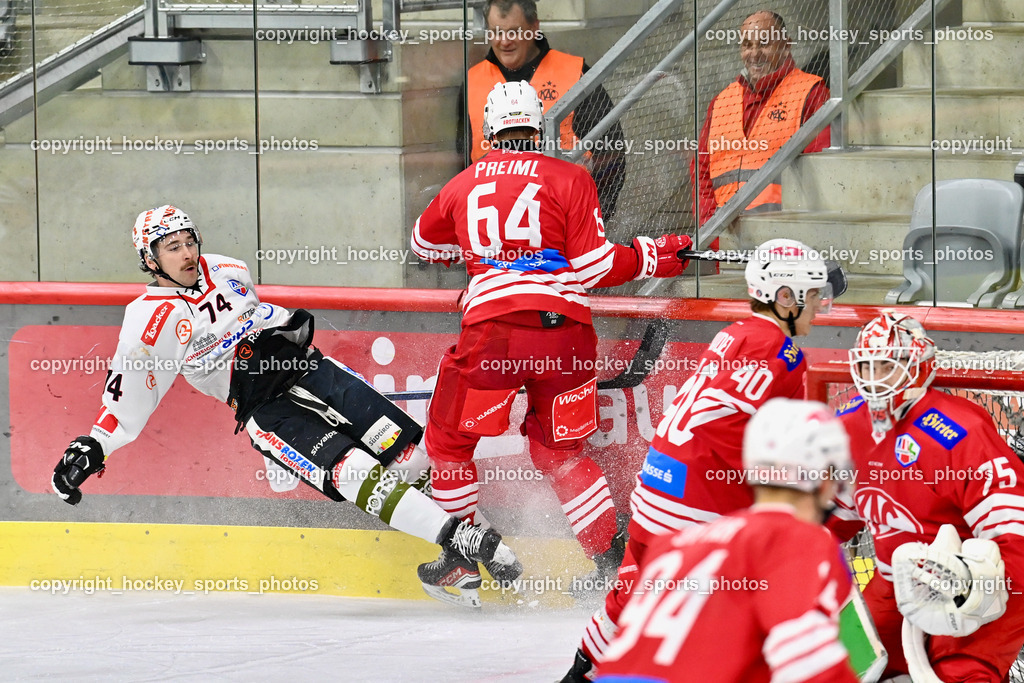 EC KAC Future Team vs. Rittner Buam 16.11.202 | #74 Coatta Max, #64 Preiml Maximilian
