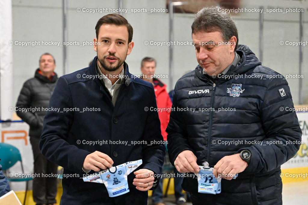 ESC Soccerzone Steindorf 50 Jahr Feier 26.2.2023 | Landtagsabgeordneter Kärnten Sebastian Schuschnig, Obmann ESC Steindorf Hans Tschernutter