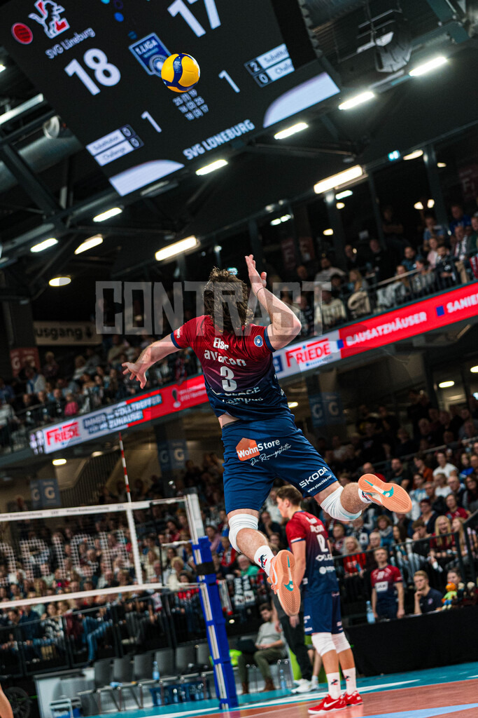 Volleyball I Herren I Saison 2025/2026 I Volleyball Bundesliga I 4. Spieltag I SVG Lüneburg - Energiequelle Netzhoppers KW | CONTRAST ZERØ MEDIA - Realisiert mit Pictrs.com