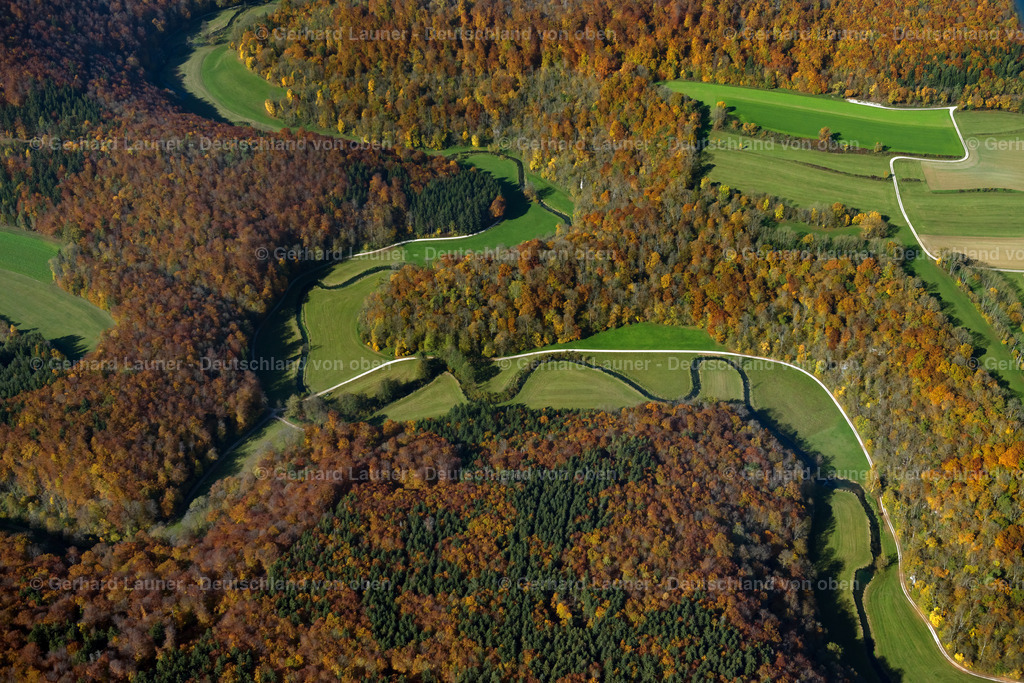 3704833 | EHINGEN (DONAU) 16.10.2017 Forstgebiete in einem Waldgebiet  in Ehingen (Donau) im Bundesland Baden-Württemberg, Deutschland // Forest areas in  in Ehingen (Donau) in the state Baden-Wuerttemberg, Germany Foto: Gerhard Launer