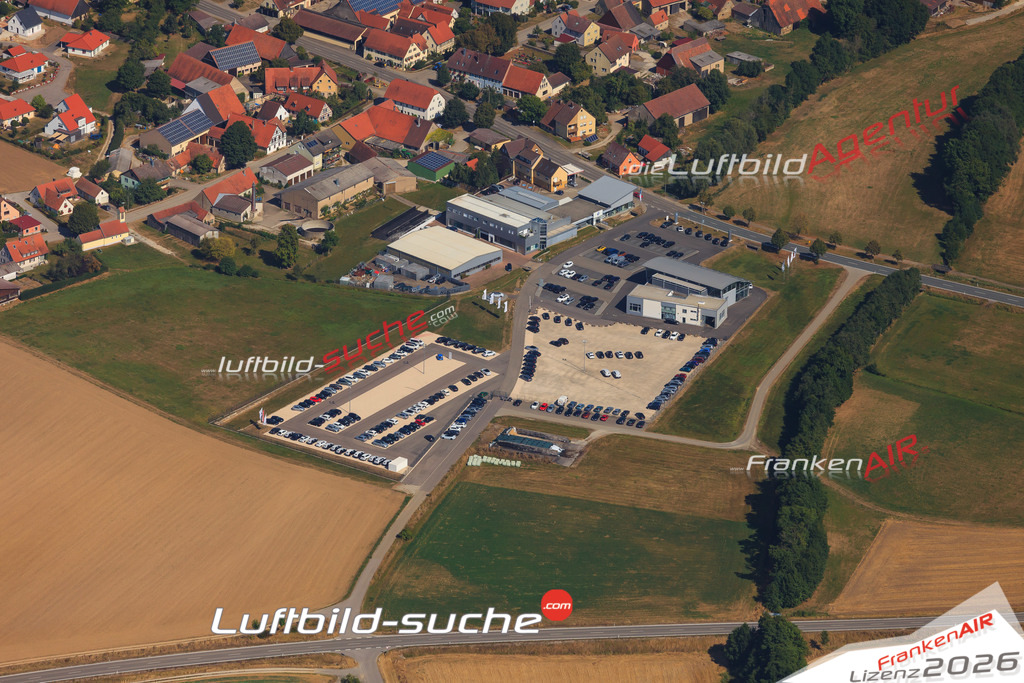 Luftbild von Lohr Insingen - Luftaufnahme wurde 2016 von https://frankenair.de mittels Flugzeug (keine Drohne) erstellt - die Geschenkidee