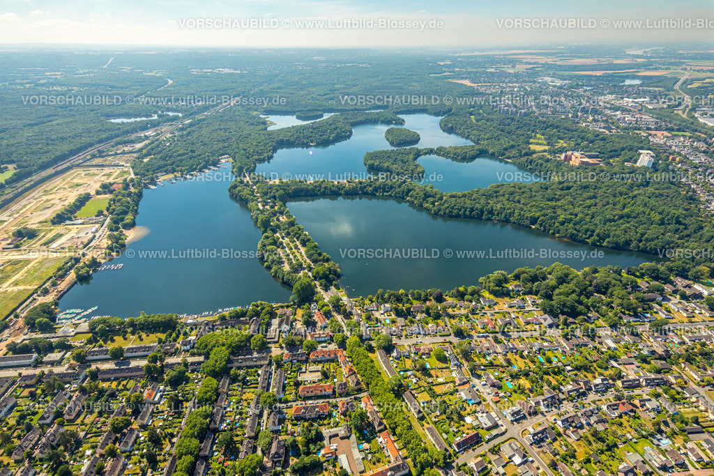 Duisburg220701763 | Luftbild, 6-Seen-Platte, Wedau, Duisburg, Ruhrgebiet, Nordrhein-Westfalen, Deutschland