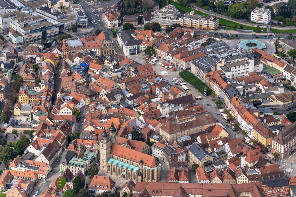 4060292 | BAYREUTH 07.09.2021 Altstadtbereich und Innenstadtzentrum in Bayreuth im Bundesland Bayern, Deutschland. // Old Town area and city center in Bayreuth in the state Bavaria, Germany. Foto: Gerhard Launer