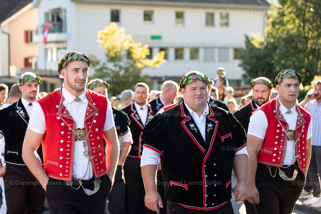 Schwingen -  ESAF Empfang Schwingerkönig 2025 | Maienfeld, 3.9.25, Schwingen - ESAF Empfang Schwingerkönig.