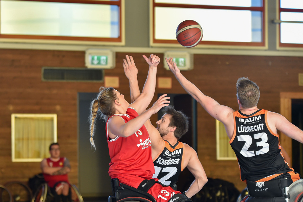 2024-10-26-0021 | RSKV Tuebingen vs. Hannover United 2, Rollstuhlbasketball, 2. Bundesliga Sued, 3. Spieltag, Saison 2024/2025, 26.10.2024, Foto: Ralph Kunze - Realisiert mit Pictrs.com