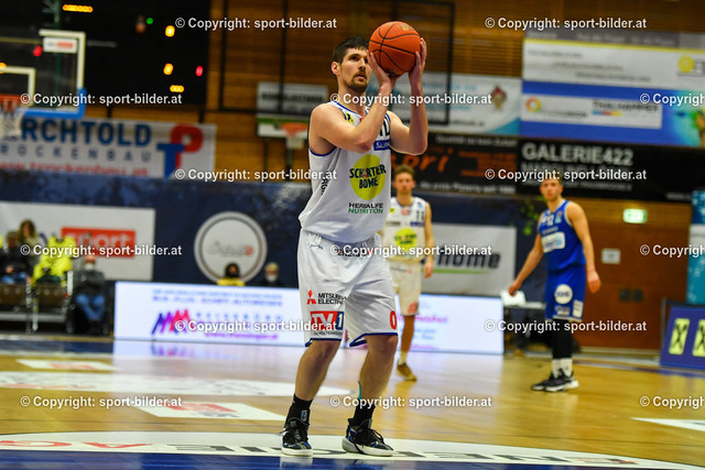AUT, BSL, Basketball, Gmunden Swans vs Oberwart Gunners | 03.04.2022, Volksbank Arena Gmunden, AUT, BSL, Gmunden Swans vs Oberwart Gunners, im Bild Toni Blazan (Swans)


// BSL, Basketball Super League Match between Gmunden Swans and Oberwart Gunners in Gmunden, Austria on 2022/04/03