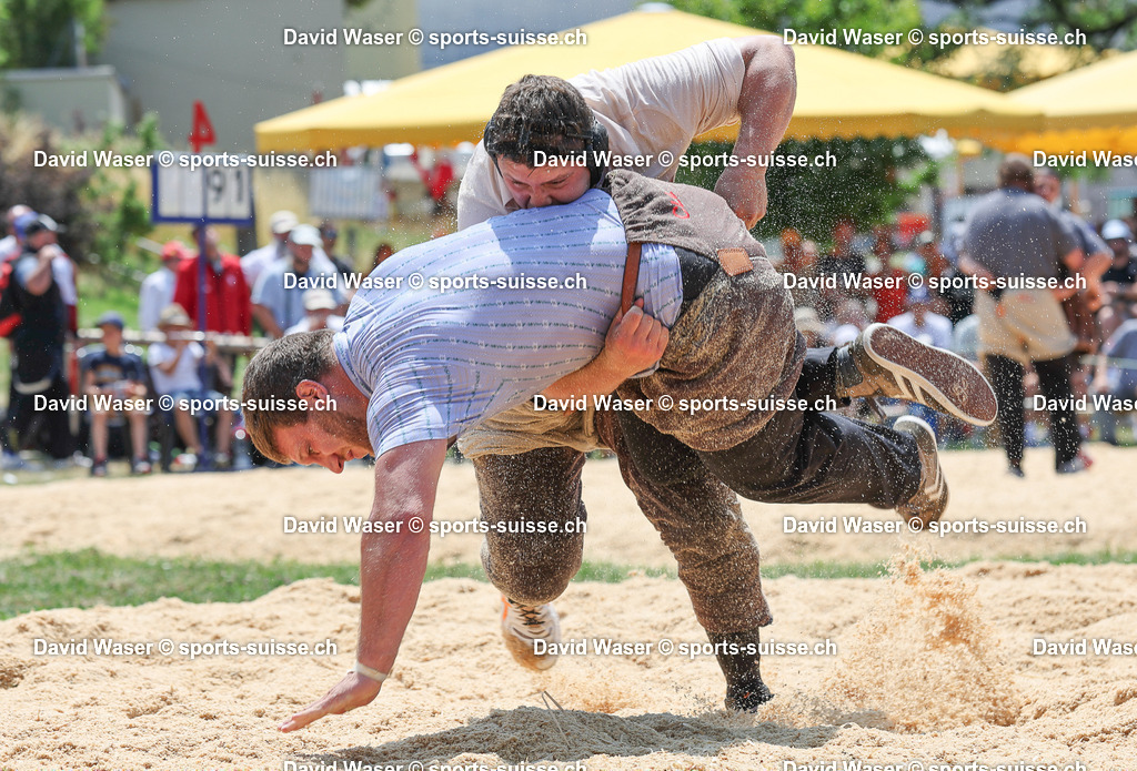 Borcard Johann __ - Alpiger Nick ___ _ la F_te Romande de Lutte suisse _ Romanel-sur-Lausanne le 16.07.2023 Photos Waser David _ sports-suisse.ch _ (3) | sports-suisse.ch
