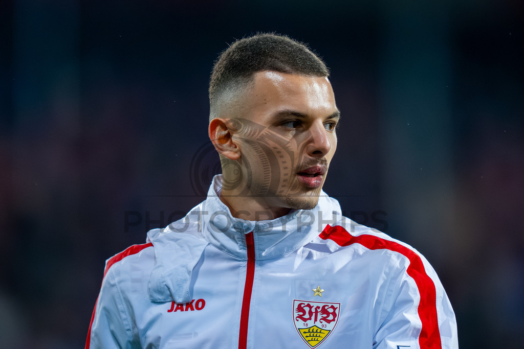1. FC Heidenheim vs. VfB Stuttgart, Fussball, 1. Bundesliga, 23. Spieltag, Saison 2025/2026, 22.02.2026 | Badredine Bouanani (VfB Stuttgart, #27),1. FC Heidenheim vs. VfB Stuttgart, Fussball, 1. Bundesliga, 23. Spieltag, Saison 2025/2026, 22.02.2026Foto: photosbyphips/Philip Ziegler