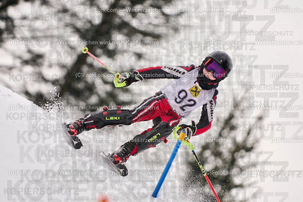 ALP3883_KinderCup-SL_STMK_Strallegg_Greiner Florian | Raiffeisen KINDERCUP Alpin, SLALOM auf der JogllandStreif in Strallegg am So 23. Februar 2025. Veranstaller: Steirischer Skiverband (5000). Skiunion Strallegg (5197).