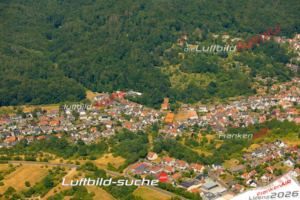 Das Luftbild zeigt :  Glattbach - Die Luftaufnahme wurde 2023 vom UL-Flugzeug aus erstellt ( keine Drohne ) - Hochauflösende Luftaufnahme - Für grossformatige Ausdrucke geeignet. Die Geschenkidee !Mit Lizenz und Bildrechte bestellbar