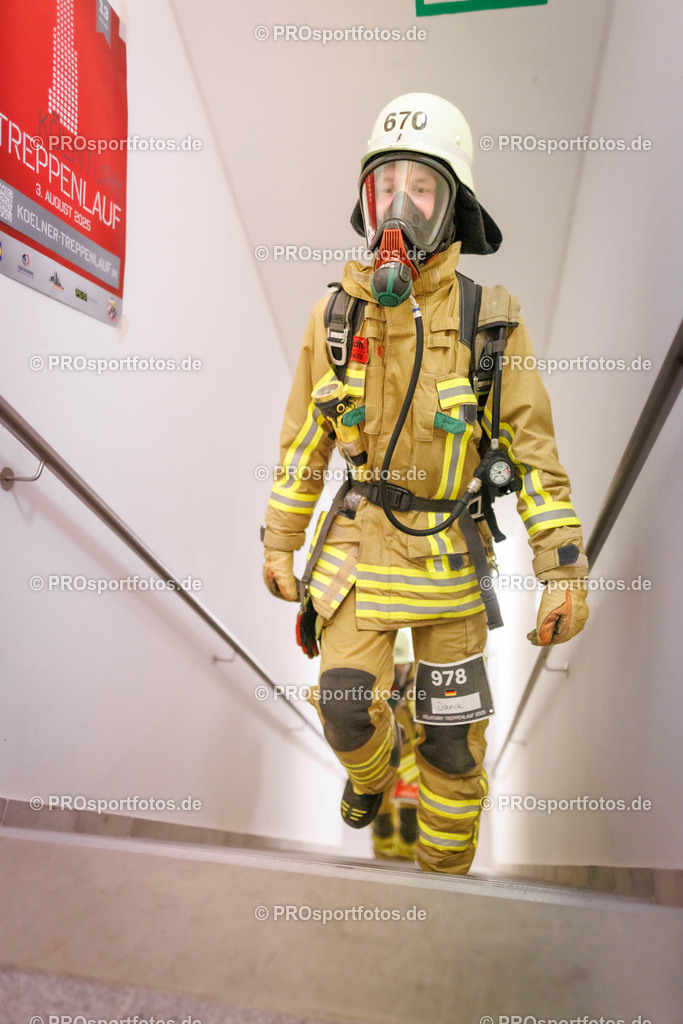 KölnTurm Treppenlauf; Köln, 03.08.2025 | Impressionen vom KölnTurm Treppenlauf am 03.08.2025 in Köln (Nordrhein-Westfalen). 