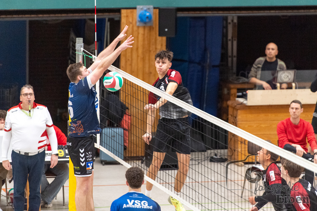 Oldenburger TB-VSG Ammerland | Volleyball Regionalliga; Oldenburger TB-VSG Ammerland am 24.01.2026 in Oldenburg (Sporthalle Haarenesch), Photo: Philip Eiben 2026 - Realisiert mit Pictrs.com
