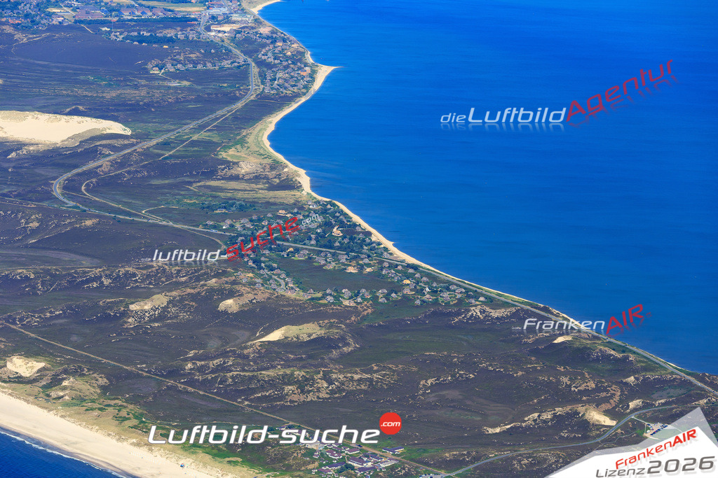 Die Luftbildaufnahme Westerheide - Sylt wurde 2018 mittels Flugzeug (keine Drohne) erstellt. Perfekte Schärfe und Druck- Auflösung- Garantiert!