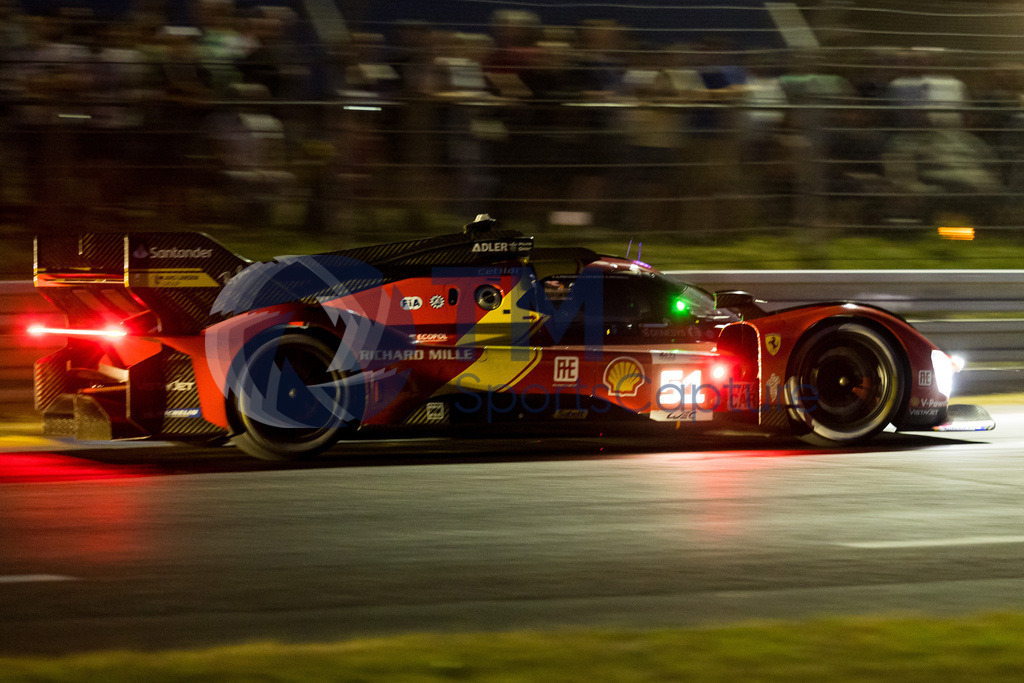 Trainproduction-20230607-2016 | LE MANS,FRANCE,07.Jun.23 - MOTORSPORTS - WEC, FIA World Endurance Championships, 24 Hours of Le Mans, Circuit de la Sarthe, free practice 1. Image shows Alessandro Pier Guidi (ITA), James Calado (GBR) and Antonio Giovinazzi (ITA/Ferrari AF Corse). Photo: Trainproduction / Matthias Trinkl