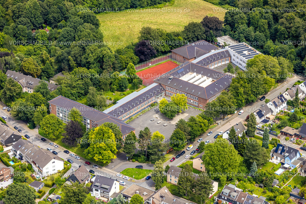 Muelheim240703066 | Luftbild, Luisenschule, Holthausen - West, Mülheim an der Ruhr, Ruhrgebiet, Nordrhein-Westfalen, Deutschland
