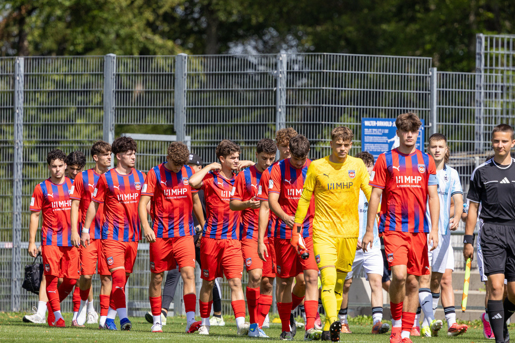20260830-U19_DFB-Pokal_FCH-1860_002 | 1.FC Heidenheim 1846 vs. TSV 1860 München, Fußball, U19, DFB-Pokal, 2026/2027, 2. Runde, 30.08.2026 in Heidenheim, Walter-Birkhold-Jugendstadion(Foto: Michael Bulling) - Realisiert mit Pictrs.com
