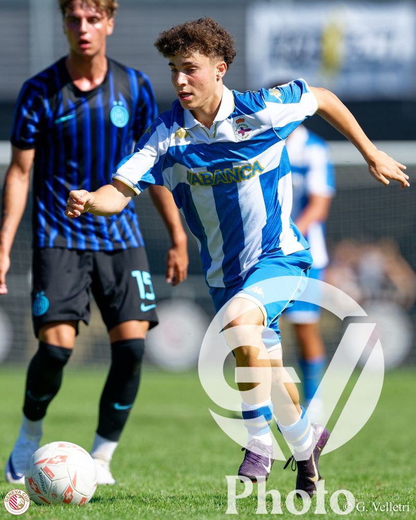 GenevaCup 3-4 - RC Deportivo v FC Inter Milan | during the GenevaCup 3-4 match between RC Deportivo and FC Inter Milan at Stade des Arberes in Meyrin, Switzerland