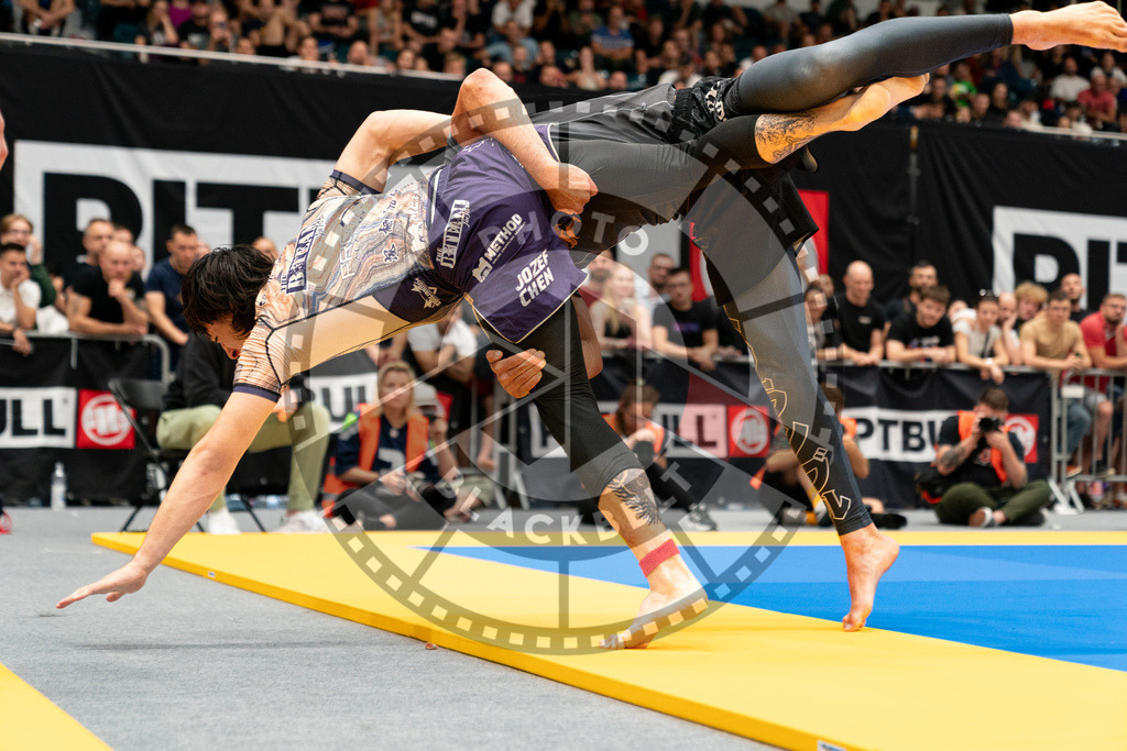20230916PBB7624 | Fighters compete during the grappling tournement ADCC Trials (European, Middle East and African Championship) in Warsaw, Poland, on September 16, 2023.