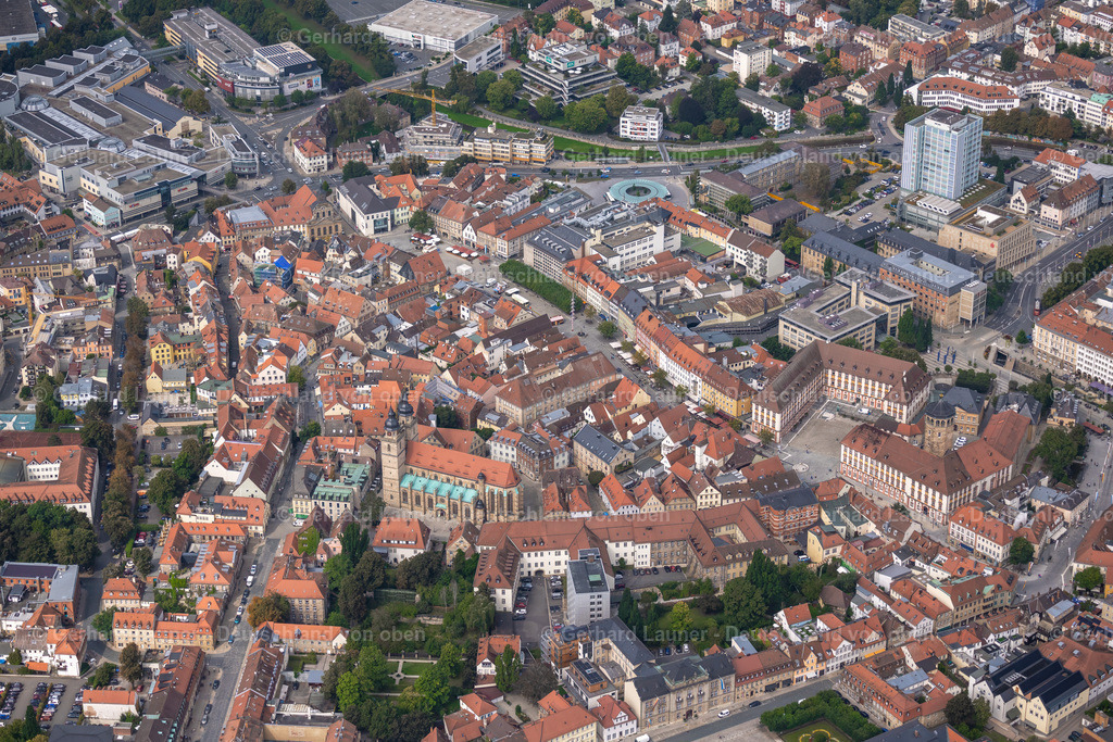 4060291 | BAYREUTH 07.09.2021 Altstadtbereich und Innenstadtzentrum in Bayreuth im Bundesland Bayern, Deutschland. // Old Town area and city center in Bayreuth in the state Bavaria, Germany. Foto: Gerhard Launer
