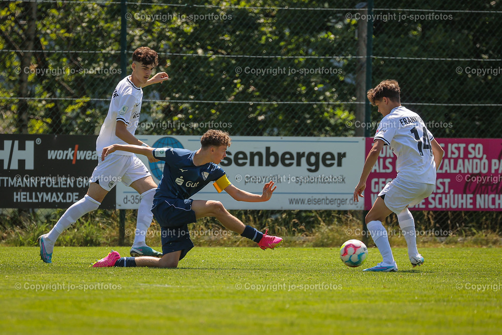BQ3I4255 | 17.06.2023; Testspiel; Rasenplatz Offdilln; VfL Bochum U17 - Eintracht Frankfurt U17; Ergebnis: 3:1 (1:1)