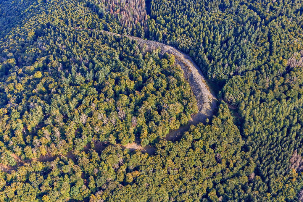 Luftbild: Keltischer Ringwall 