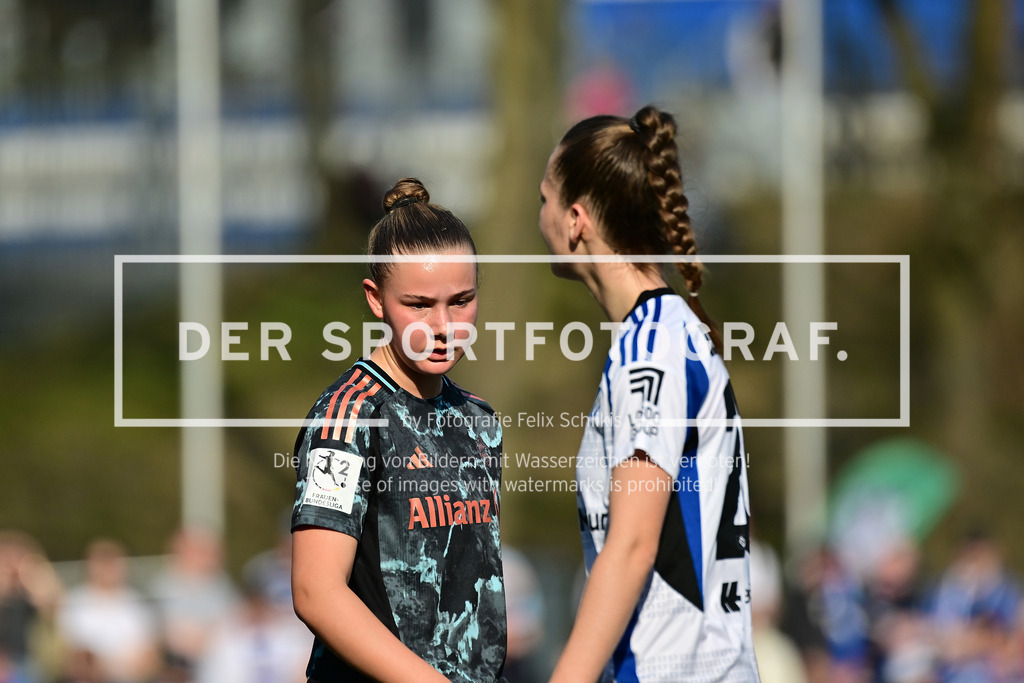 Fußball I Frauen I Saison 2024-2025 I 2. Bundesliga I 17. Spieltag I Hamburger SV - FC Bayern München II I 18354 | Der Sportfotograf. - Realisiert mit Pictrs.com