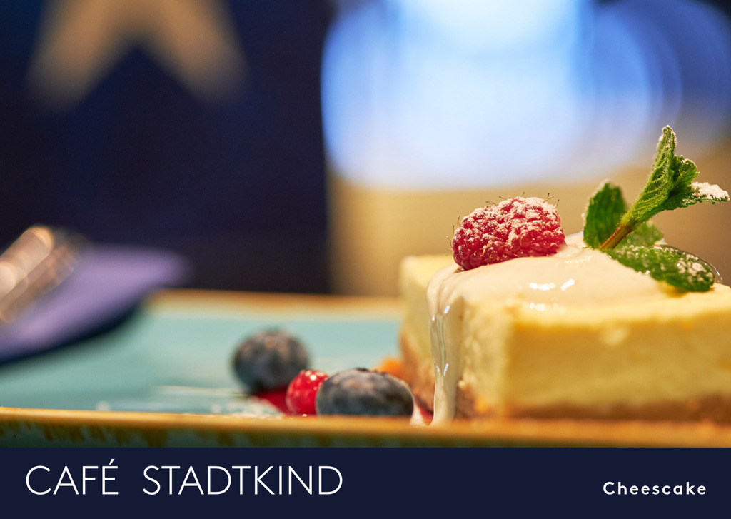Cafe Stadtkind | Wiener Kaffeehäuser und ihre Torten; Cafe Stadtkind, Cheescake - Realisiert mit Pictrs.com