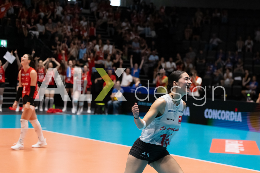 Austria v Switzerland - CEV European League Women | KRIENS, SWITZERLAND - JUNE 14: FABIANA MOTTIS of Switzerland during the CEV European League match between Austria and Switzerland at Pilatus Arena on June 14, 2026 in Kriens, Switzerland. - Realisiert mit Pictrs.com