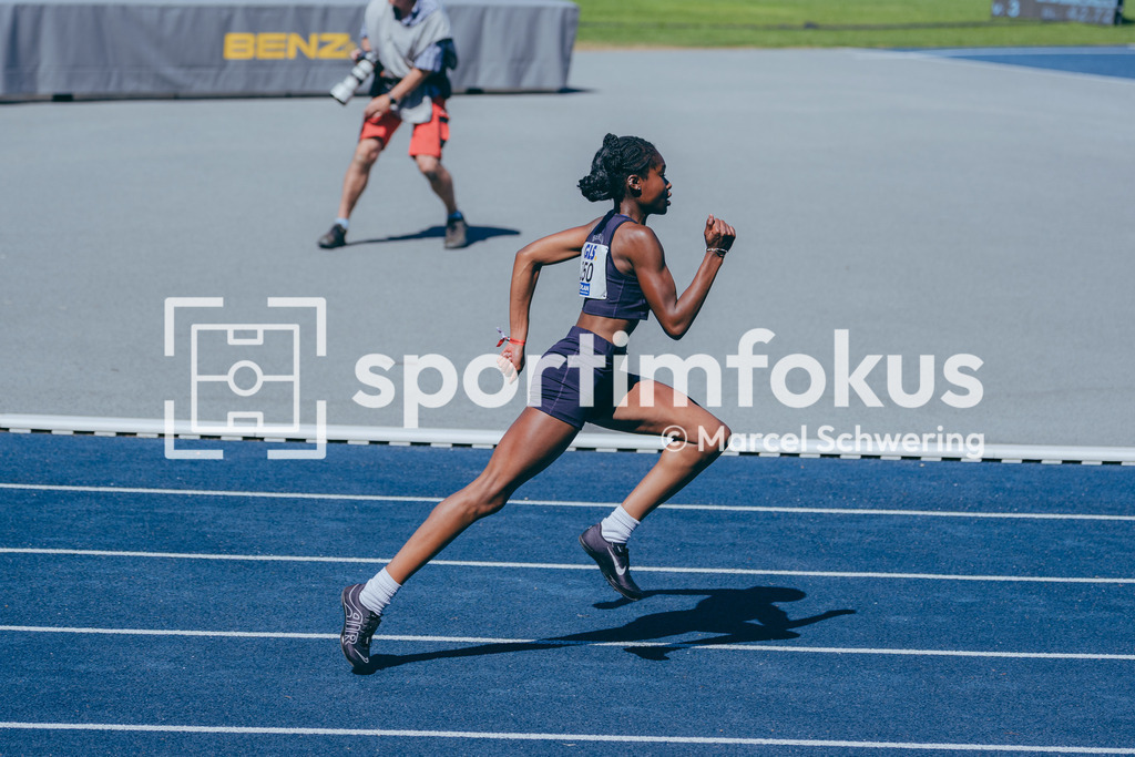 Deutsche Meisterschaften U20 / U16 2026 | Lois Amoako, Berlin Athletics Capital Club, 150, 400-Meter-Lauf, Deutsche Meisterschaften der U20 &amp; U16 2026, Lohrheidestadion Bochum-Wattenscheid, 10.07.2026. Foto: Marcel Schwering / sportimfokus - Realisiert mit Pictrs.com