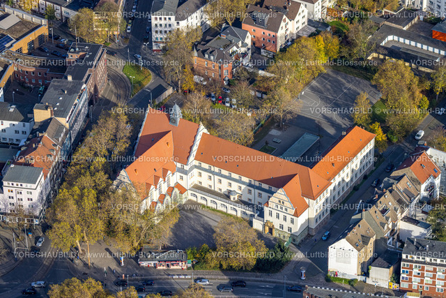 Gelsenkirchen221101890suedlich | Luftbild, Grillo-Gymnasium, Altstadt, Gelsenkirchen, Ruhrgebiet, Nordrhein-Westfalen, Deutschland